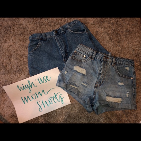 Pants - High rise mom shorts